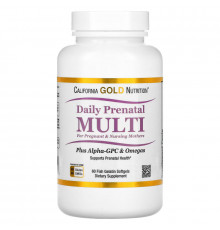 California Gold Nutrition, Prenatal MultiVitamin, 60 Softgel