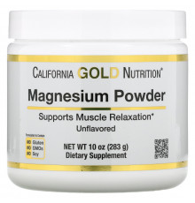 California Gold Nutrition, Magnesium Powder Beverage, Unflavored, 8.7 oz (247 g)