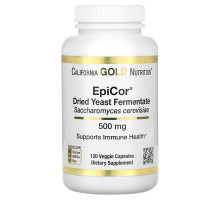 California Gold Nutrition, EpiCor, Dried Yeast Fermentate, 500 mg, 120 Veggie Capsules