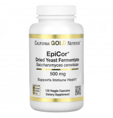 California Gold Nutrition, EpiCor, Dried Yeast Fermentate, 500 mg, 120 Veggie Capsules