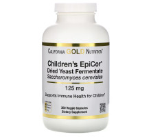 California Gold Nutrition, Children's Epicor, 125 mg, 360 Veggie Capsules