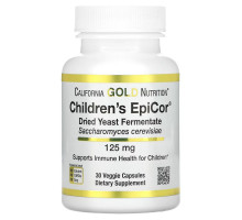 California Gold Nutrition, Children's Epicor, 125 mg, 30 Veggie Capsules