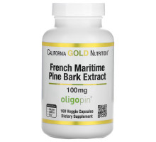 California Gold Nutrition, French Maritime Pine Park Extract, Oligopin, Antioxidant Polyphenol, 100 mg, 180 Veggie Capsules