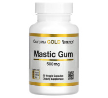 California Gold Nutrition, Mastic Gum, 500 mg Per Serving, 60 Veggie Capsules