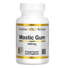 California Gold Nutrition, Mastic Gum, 500 mg Per Serving, 60 Veggie Capsules