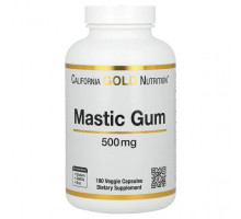 Для пищеварительной системы California Gold Nutrition, мастиковая смола, 500 мг, 180 вегетарианских капсул