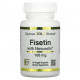Улучшение памяти и работы мозга California Gold Nutrition, Fisetin with Novusetin, физетин, 100 мг, 30 растительных капсул