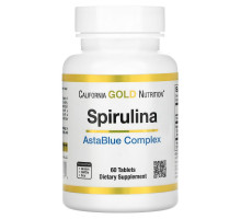 California Gold Nutrition, AstaBlue, комплекс со спирулиной, 60 таблеток