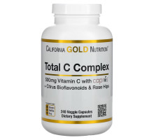 California Gold Nutrition, Total C Complex, 500 mg, 240 Veggie Capsules