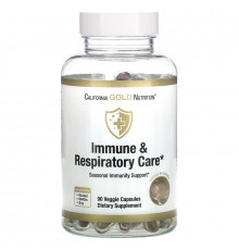 California Gold Nutrition, Immune & Respiratory Care, 90 Veggie Capsules