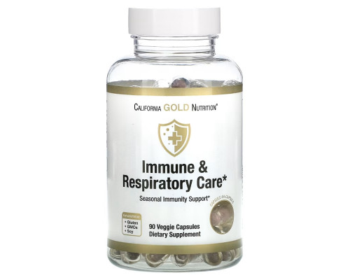 California Gold Nutrition, Immune & Respiratory Care, 90 Veggie Capsules California Gold Nutrition, Immune & Respiratory Care, 90 Veggie Capsules