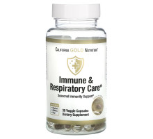 California Gold Nutrition, Immune & Respiratory Care, 30 Veggie Capsules