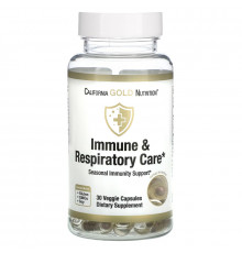 California Gold Nutrition, Immune & Respiratory Care, 30 Veggie Capsules