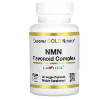 California Gold Nutrition, NMN, комплекс с флавоноидами, 60 растительных капсул