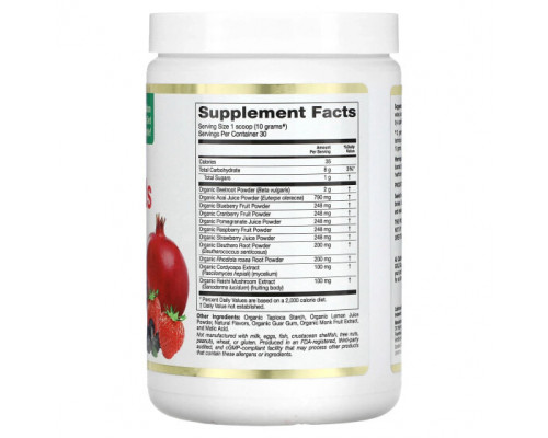 Фрукты и ягоды California Gold Nutrition, SUPERFOODS, органические красные суперфуды, ягодное ассорти, 300 г (10,58 унции) Фрукты и ягоды California Gold Nutrition, SUPERFOODS, органические красные суперфуды, ягодное ассорти, 300 г (10,58 унции)