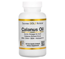 California Gold Nutrition, Calanus Oil, 500 mg, 90 Fish Gelatin Softgels