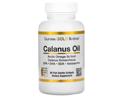 California Gold Nutrition, Calanus Oil, 500 mg, 90 Fish Gelatin Softgels California Gold Nutrition, Calanus Oil, 500 mg, 90 Fish Gelatin Softgels