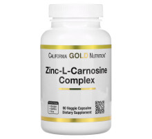 California Gold Nutrition, комплекс с цинк-L-карнозином, 90 вегетарианских капсул
