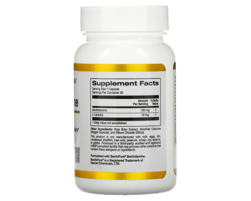 California Gold Nutrition, Benfotiamine, 150 mg, 30 Veggie Capsules California Gold Nutrition, Benfotiamine, 150 mg, 30 Veggie Capsules