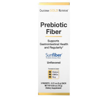 California Gold Nutrition, Prebiotic Fiber, 3 Packets, 0.21 oz (6 g) Each