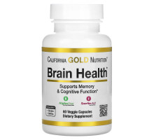California Gold Nutrition, Brain Health, 60 Veggie Capsules