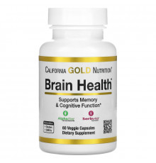 California Gold Nutrition, Brain Health, 60 Veggie Capsules