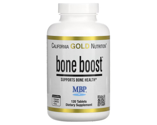 California Gold Nutrition, Bone Boost, 120 Tablets California Gold Nutrition, Bone Boost, 120 Tablets