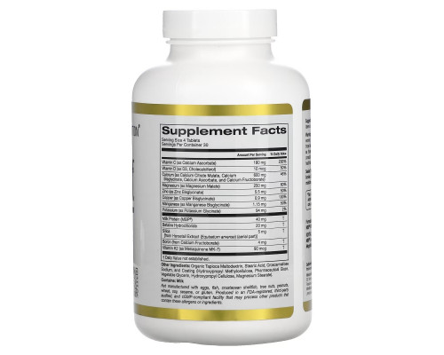 California Gold Nutrition, Bone Boost, 120 Tablets California Gold Nutrition, Bone Boost, 120 Tablets