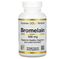 California Gold Nutrition, Bromelain, 500 mg, 90 Veggie Capsules