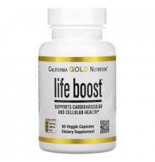 California Gold Nutrition, Life Boost, 60 Veggie Capsules