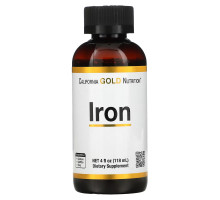 California Gold Nutrition, Iron, 4 fl oz (118 ml)