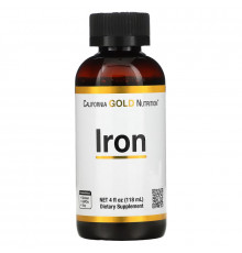 California Gold Nutrition, Iron, 4 fl oz (118 ml)
