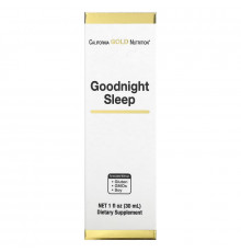 California Gold Nutrition, Goodnight Sleep, 1 fl oz (30 ml)