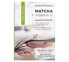 California Gold Nutrition, MATCHA ROAD, Matcha + Vitamin C - Dragon Fruit, 10 Count