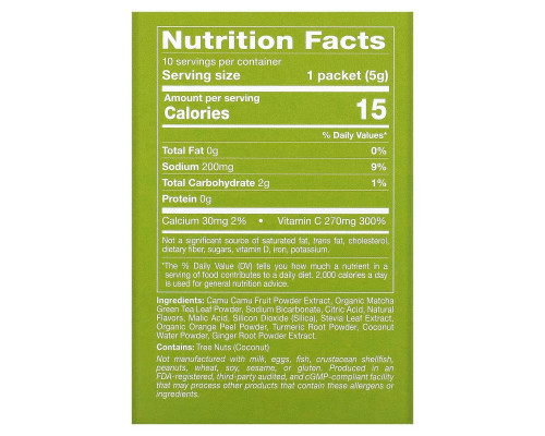 California Gold Nutrition, MATCHA ROAD, Matcha + Vitamin C - Dragon Fruit, 10 Count California Gold Nutrition, MATCHA ROAD, Matcha + Vitamin C - Dragon Fruit, 10 Count
