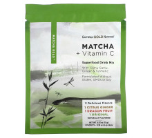 California Gold Nutrition, MATCHA ROAD, матча + витамин C — набор пробников, 3 шт.