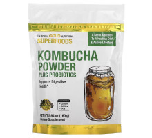 California Gold Nutrition, SUPERFOODS - Kombucha Powder Plus Probiotics, 5.64 oz (160 g)