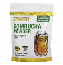 California Gold Nutrition, SUPERFOODS - Kombucha Powder, Unflavored, 5.64 oz (160 g)