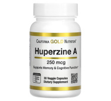 California Gold Nutrition, Huperzine A, 250 mcg, 30 Veggie Capsules