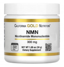 California Gold Nutrition, NMN Powder, 300 mg, 1.05 oz (30 g)