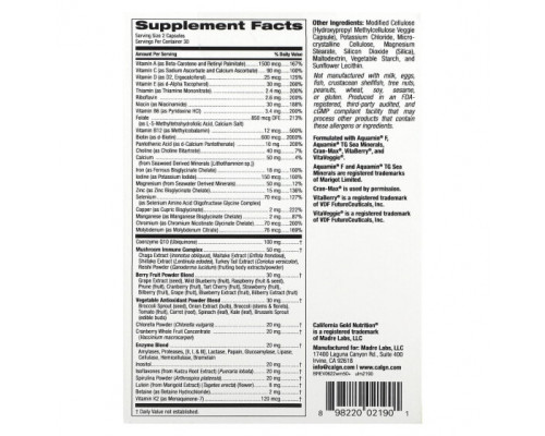 Витаминно-минеральные комплексы Ultamins Women's 50+ Multivitamin with CoQ10, Mushrooms, Enzymes, Veggies & Berries, 60 Veggie Capsules Витаминно-минеральные комплексы Ultamins Women's 50+ Multivitamin with CoQ10, Mushrooms, Enzymes, Veggies & Berries, 60 Veggie Capsules