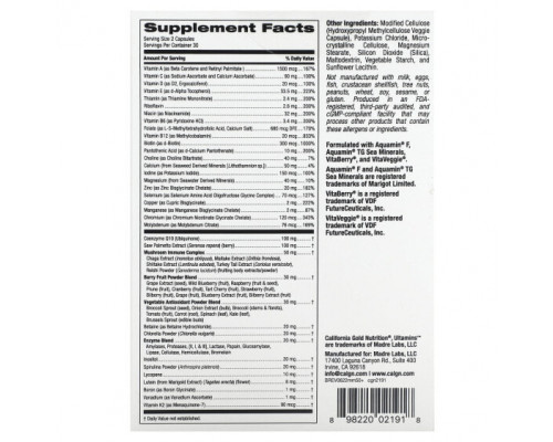 Мужское здоровье Ultamins Men's 50+ Multivitamin with CoQ10, Mushrooms, Enzymes, Veggies & Berries, 60 Veggie Capsules Мужское здоровье Ultamins Men's 50+ Multivitamin with CoQ10, Mushrooms, Enzymes, Veggies & Berries, 60 Veggie Capsules