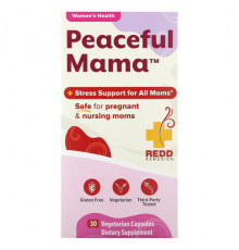 Женское здоровье Redd Remedies, Peaceful Mama, 30 вегетарианских капсул