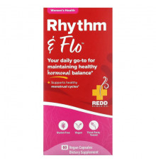Регуляция гормонального фона Redd Remedies, Rhythm & Flo, 60 веганских капсул