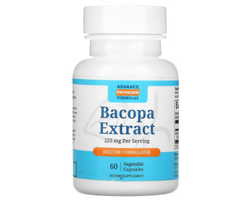 Advance Physician Formulas Inc. Bacopa Extract 225 mg 60 Capsules Advance Physician Formulas Inc. Bacopa Extract 225 mg 60 Capsules