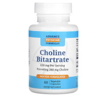 Advance Physician Formulas Inc. Choline Bitartrate 650 mg 60 Capsules