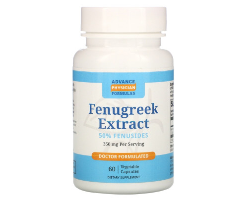 Advance Physician Formulas Inc. Fenugreek Extract 350 mg 60 Capsules