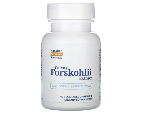 Advance Physician Formulas Inc. Форсколин - экстракт корня колеус форсколии 100 мг 60 капсул Advance Physician Formulas Inc. Форсколин - экстракт корня колеус форсколии 100 мг 60 капсул