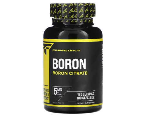 Primaforce, Boron, 5 mg , 180 Capsules Primaforce, Boron, 5 mg , 180 Capsules