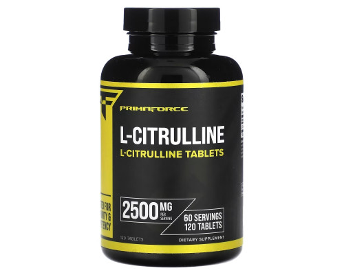 Primaforce, L-Citrulline, 2,500 mg, 120 Tablets Primaforce, L-Citrulline, 2,500 mg, 120 Tablets